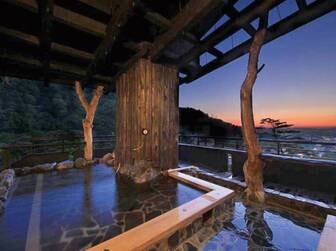 くつろぎ宿　千代滝／【最上階　展望露天風呂】会津若松市街と四季折々の景色を眺めながら、ゆっくりとお過ごしください。