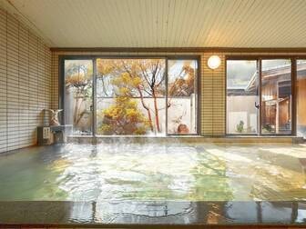 ごちそうさまの宿　ホテル天竜閣／【大浴場】美人の湯と言われる飯坂温泉の湯を満喫する