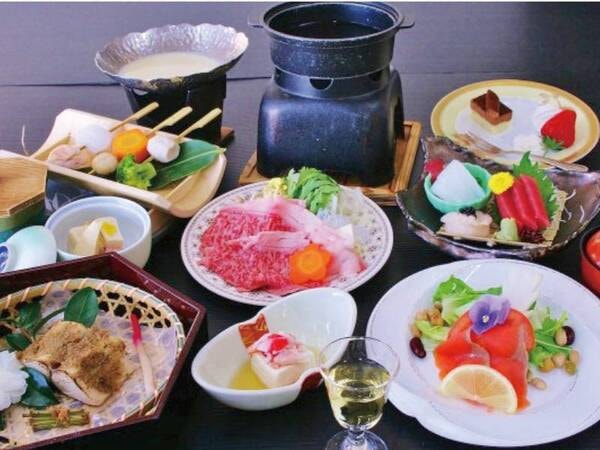 創作和食会席/冬の一例