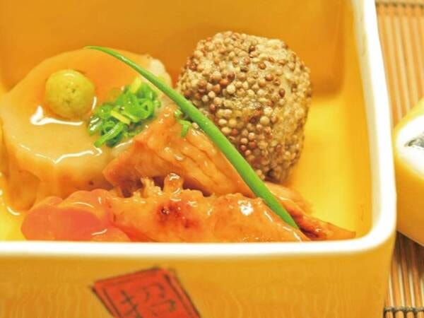 夕食/例　旬食材の炊き合わせ