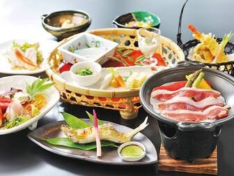 大子温泉 やみぞ/奥久慈しゃも会席/一例