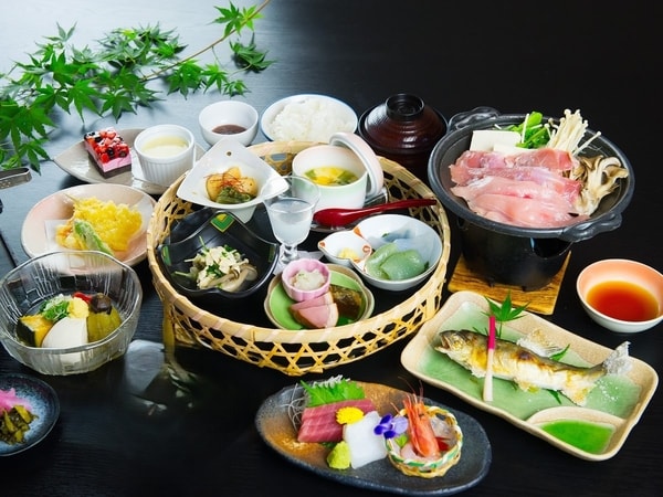 奥久慈しゃものすき焼き/例