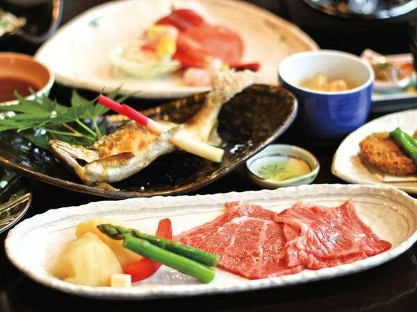 常陸牛会席/一例