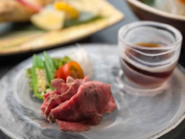 常陸牛の冷しゃぶ（A5ランク）/例