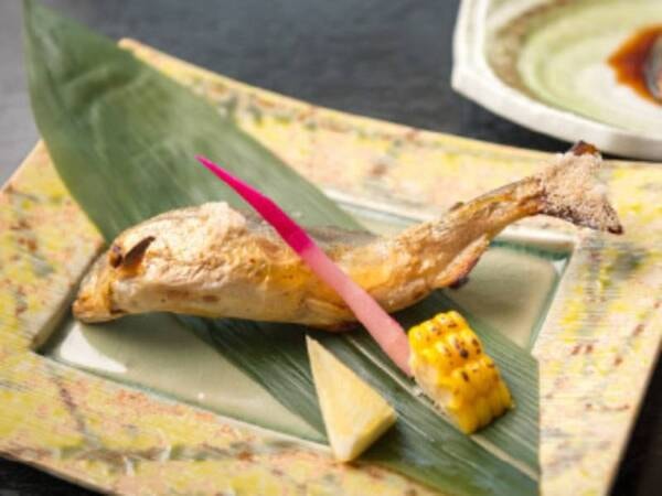 鮎の塩焼き/例