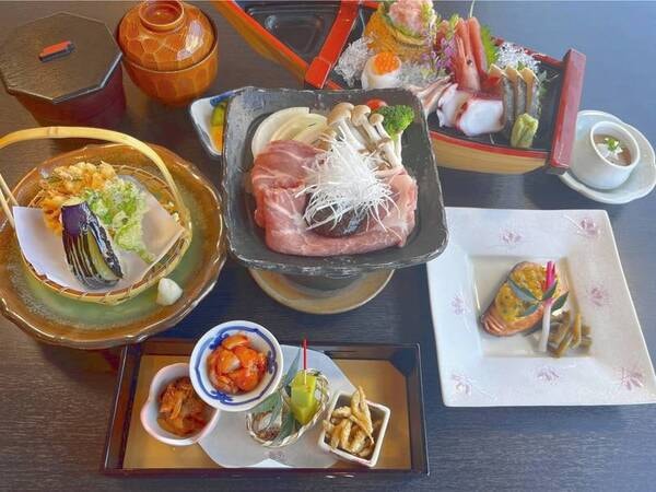 ローズポークめしどろぼう味噌陶板焼き/例
