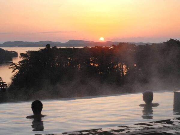 【露天風呂/例】松島から昇る朝日は絶景