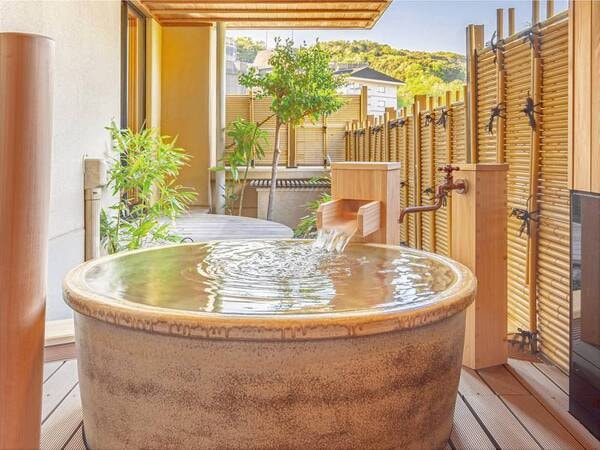 【露天風呂付和室】12.5畳/例:四季の移ろいを感じながら、プライベートな空間でゆっくり湯あみ