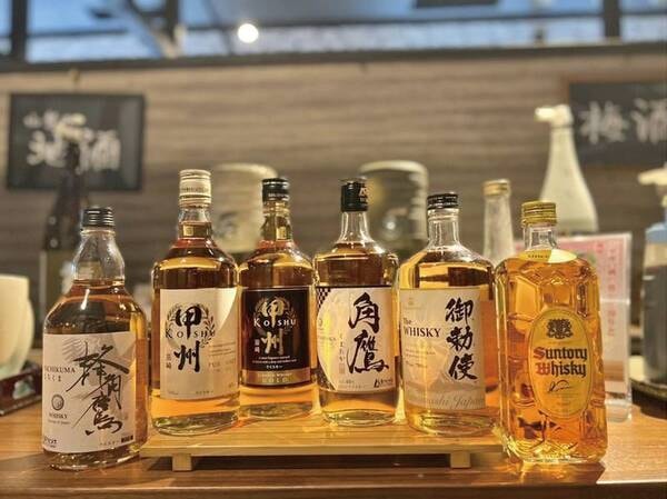 山梨のウイスキーも飲み放題!