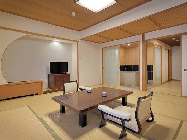 【和室】最上階・家族風呂付客室（例）