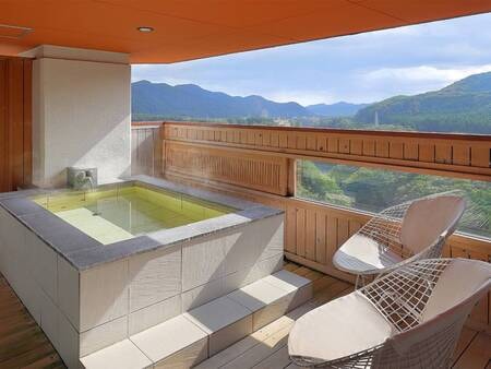 【和洋室】最上階・露天風呂付客室（例）