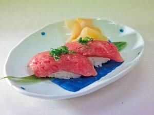とちぎ和牛の炙り寿司/一例