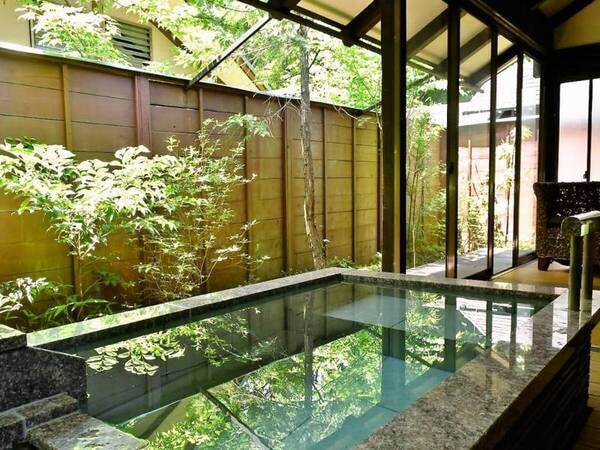 離れのかけ流し貸切風呂【鬼燈亭】を50分1回利用付(通常1,100円増) ※鬼燈亭は宿よりぶらぶらお散歩で徒歩約4分(約300m)