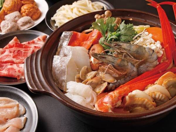【選べる夕食】海鮮鍋/例
