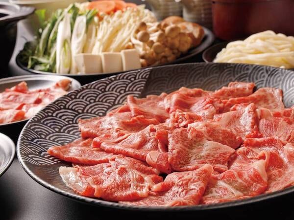 お肉は那須敷島産の黒毛和牛を使用！（例）