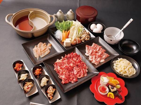 選べる夕食双子鍋/例
