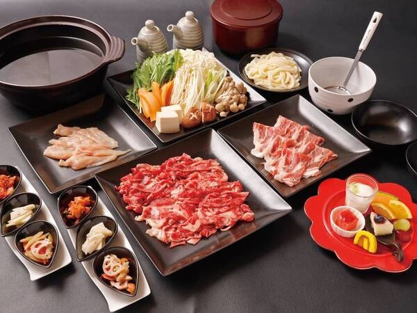 選べる夕食牛しゃぶ/例