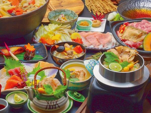 名物畳風呂と料理自慢の宿 ホテルきむら 料理