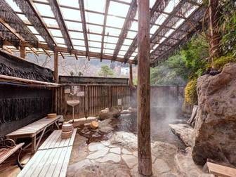 民宿水分村/*【露天岩風呂(女湯)】開放的な岩風呂で天然温泉をご堪能下さい