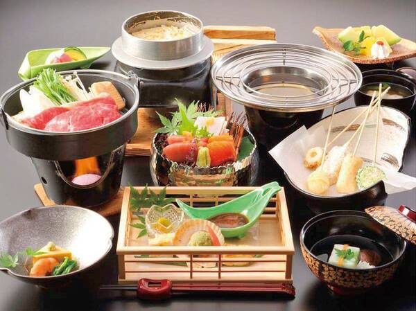 美味少量会席/例。量より質重視の方向けメニュー