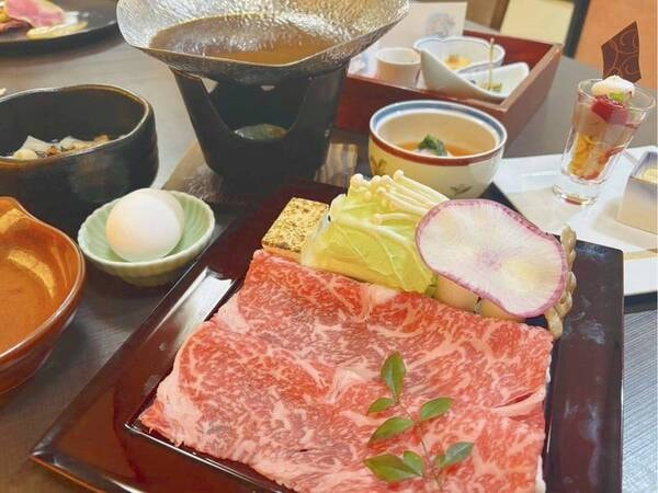 上州産黒毛和牛会席/例