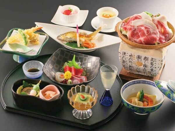 【スタンダード会席/例】秩父の旬の食材を使用した会席を堪能