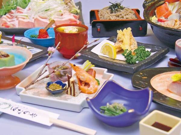 【夕食/例】秩父の自然に育まれた食材と料理長の確かな技術による創作料理