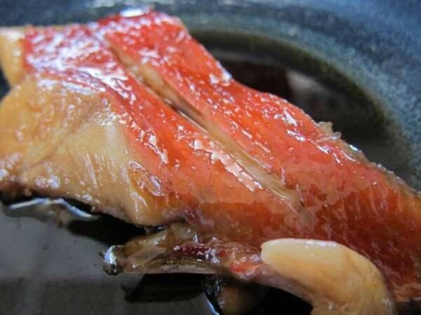 金目鯛の煮付け（夕食一例）
