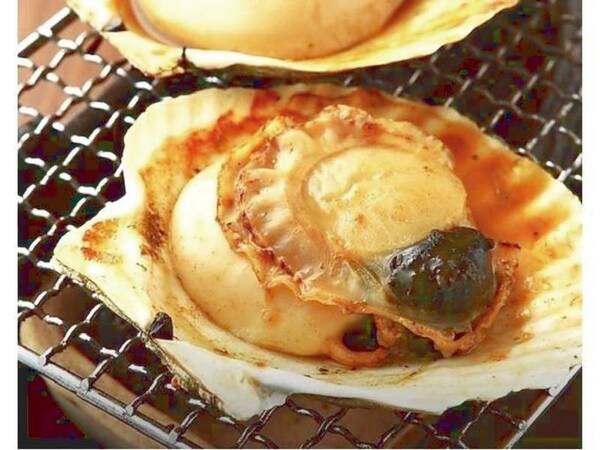 お肉と海鮮第7弾/帆立の網焼き(例)