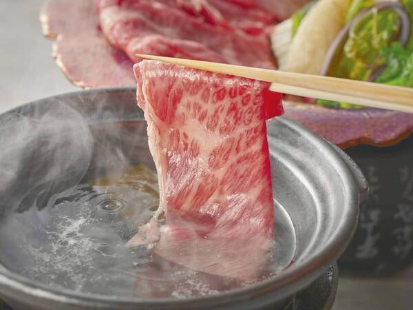 【冬ビュッフェ一例】九州産黒毛和牛をしゃぶしゃぶで