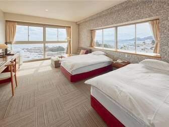 潮騒リゾート鴨川／【40㎡角部屋洋室/例】全室オーシャンビュー！開放的で人気の角部屋