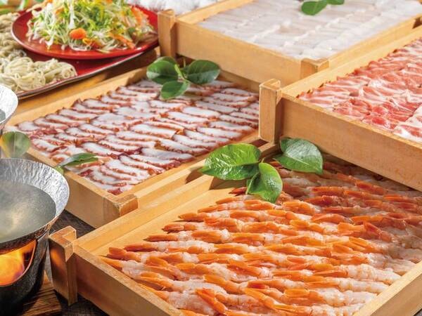 夕食バイキング海鮮しゃぶしゃぶ/例