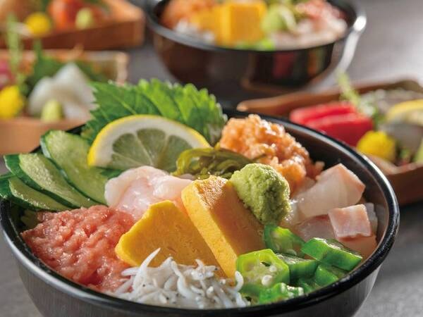 夕食バイキングのっけ丼/例