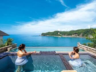 三日月シーパークホテル安房鴨川【HMIホテルグループ】／*【一望千里の湯】地上35ｍの露天風呂。絶景を楽しみながら、開放感溢れる時間を心ゆくまで。