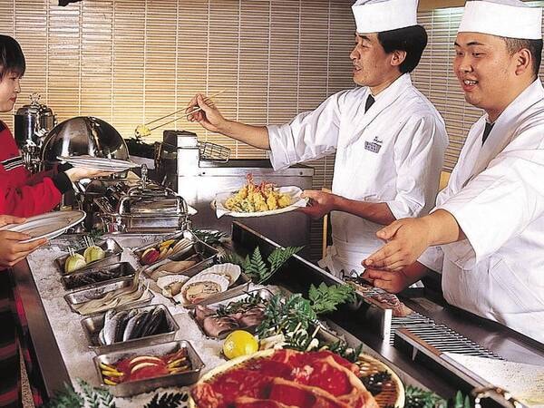*【50種バイキング/例】人気の揚げたて天ぷらも食べ放題