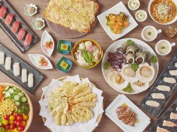 【飲み放題付】和洋中バイキング/例