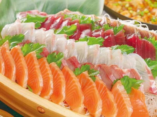 【飲み放題付】和洋中バイキング　お刺身/例