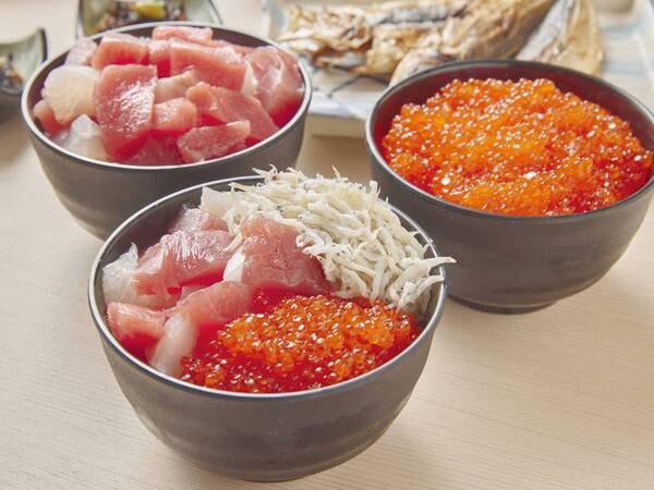 海鮮丼/例　お好みの具材で作る海鮮丼♪