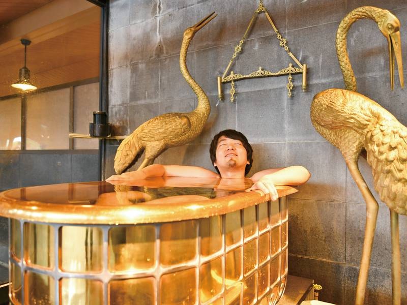 【開運の湯】1億5千万円の純金風呂
