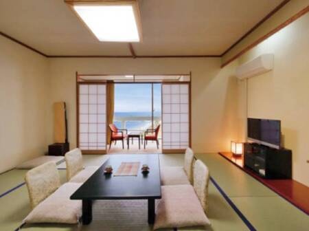 オーシャンビュー和室にご案内/例