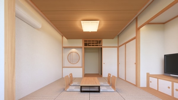 【スタンダード和室/客室一例】ゆとりある和の空間でのんびりと癒しのひと時を。