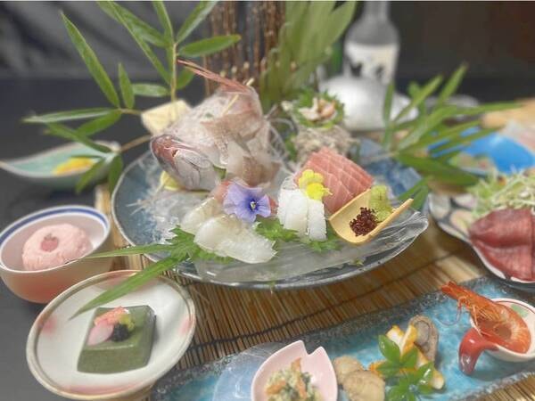 お造り盛り合わせ付会席/例