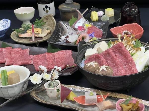 【12月は牛鍋】季節の月替り会席/例