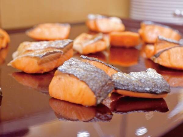 【朝食/例】鮭の干物