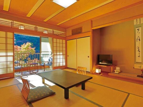 【温泉内風呂付和室/例】源泉100%かけ流しの温泉が楽しめる内風呂付の和室