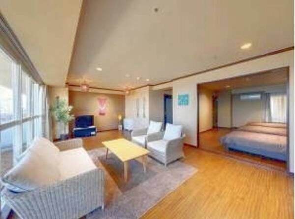 遠くに房総半島を臨む、東京湾が一望できる見晴らしの良いおすすめの和洋室/例