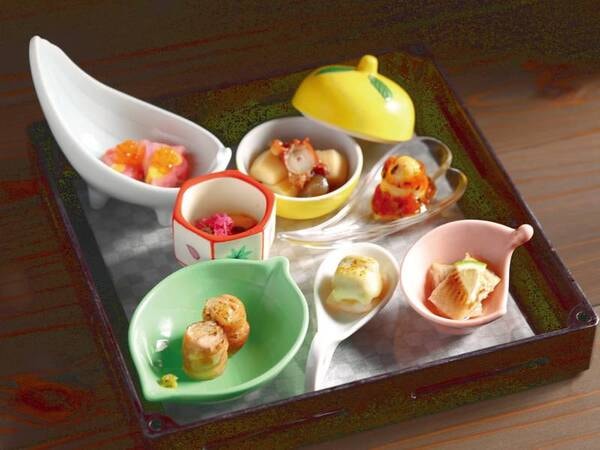 【月替わりの会席料理/例】夏の一例