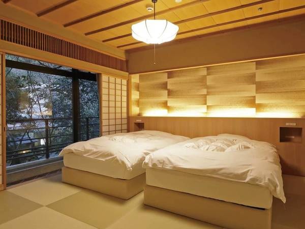 【桃山第・客室/例】19年春リニューアル！和室にベッドを配した快適な客室