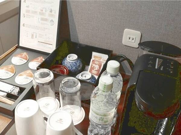 【アメニティ】絶景を眺めながら、コーヒーを堪能。(プレミア、ラグジュアリー)