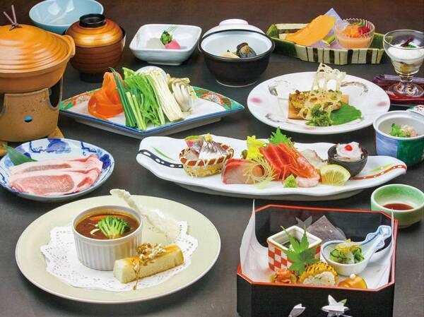 【夕食/例】特選ビーフシチューなどの創作会席を堪能
